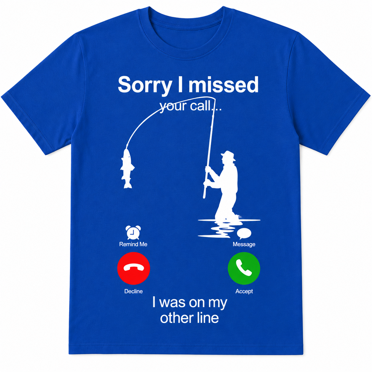 SORRY I MISSED YOUR CALL I WAS ON THE OTHER LINE